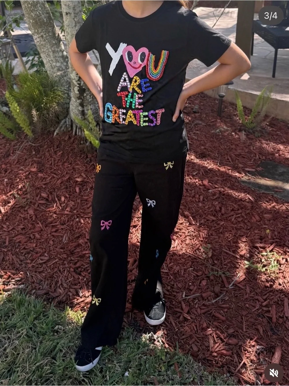 SHEIN black jeans